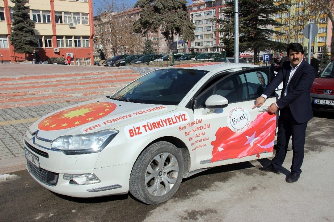 ERDOĞAN'A DESTEK İÇİN YOLA ÇIKAN EROL ÖZAVCI KÜTAHYA'DA