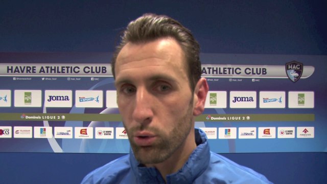 Après HAC - Auxerre (1-0), réaction de Ghislain Gimbert