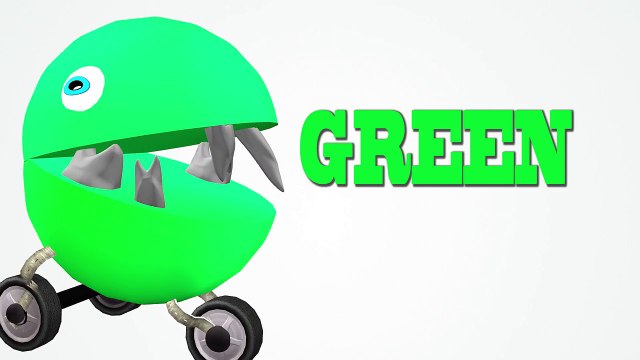 Colors for Children to Learn with Packman Cartoon Car Toys | Colours for Kids to Learn Kid