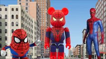Finger Family Rhymes Spiderman Vehicles Cars Ambulance | Learn Colors ABC Songs Transport