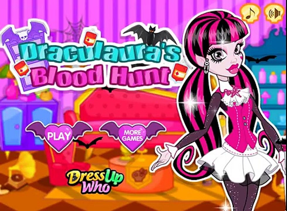 Monster Draculauras Blood Hunt Online Game - Baby Games For Kids