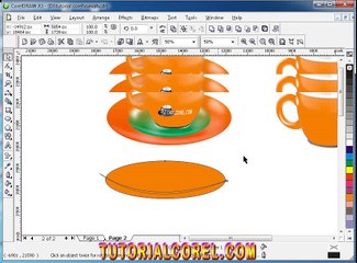tutorial corel draw menggambar cangkir Bagian 2