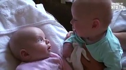 Babies learn how to have a conversation... ☺️