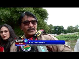 Peringatan Hari Bumi Ratusan Siswa Bersihkan Sungai Ciliwung - NET12