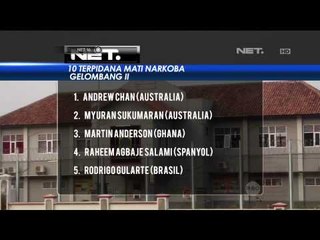Perwakilan negara terpidana mai narkoba berkumpul di Nusakambangan - NET16