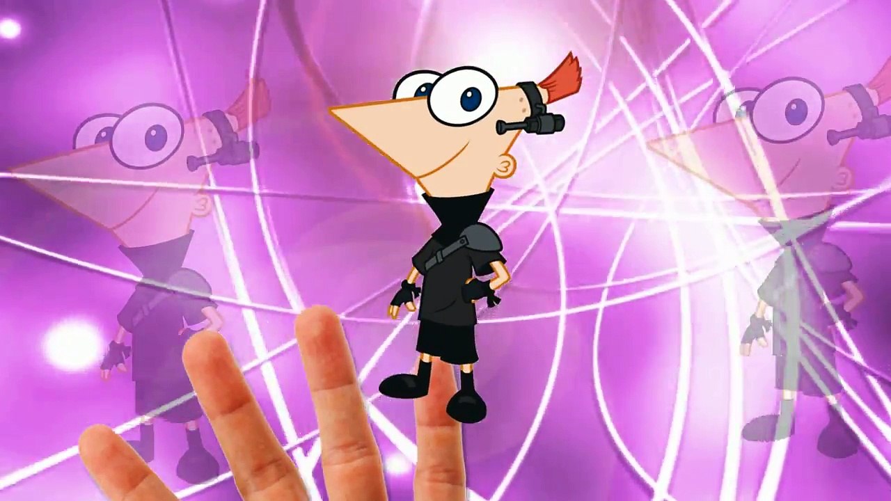 Phineas And Ferb Finger Family Rhymes Cartoon | Children Nursery Rhymes 2D Animated|KidsW