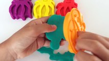 Fun Learning Colours with Playdough Modelling Clay and Sea Theme Molds for Kids