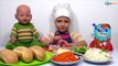 ✔ Беби Борн и Ярослава готовят полезные Хот-доги для малыша / Doll Baby Born with Cook Yaroslava ✔