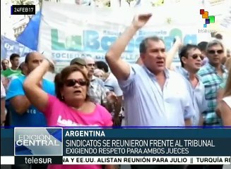 Gob. argentino busca destituir a 2 magistrados de justicia laboral