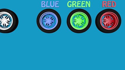 Big Rig Tow Truck Teaching Colors - Learning Colours Video for Kids & Toddlers