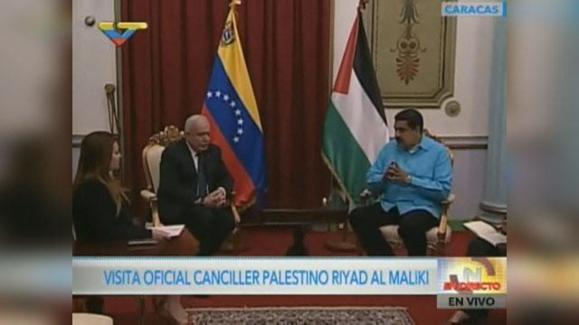 Maduro ratifica su apoyo a Palestina y dice impulsará que iniciativas por la paz