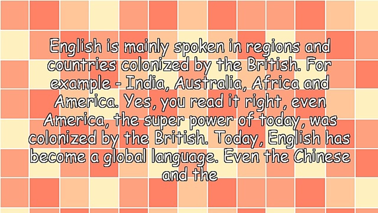 English Is A Funny Language