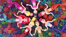 Surprise Eggs Colours Ball Orbeez Spa Swimming Little Mermaid Ariel Color Change Doll Toys