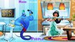 5 Little Monkeys Jumping on the Bed - Magic Mickey, Aladdin, Stitch, Princess Jasmine, and