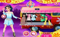 Disney Princesses Hippie Fashion princess Rapunzel and Snow White Dress Up Game for kids G