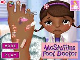 Doc Mcstuffins treats leg Doctor Плюшева cura el pie de completar el juego
