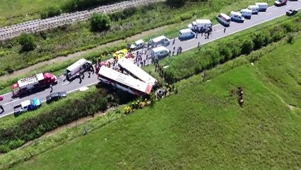 Al menos 13 muertos y 34 heridos en choque de buses en Argentina