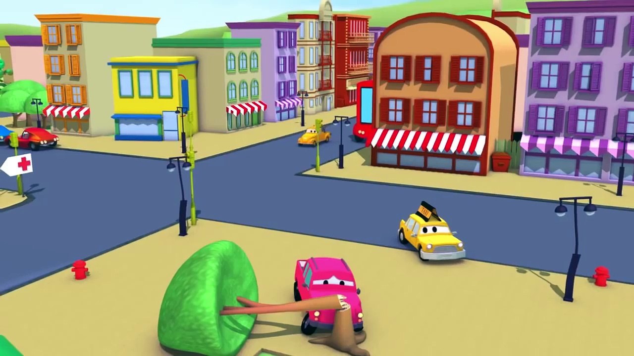 Tom la Dépanneuse et le Pick-up à Car City _ Voitures et camions dessins animés pour les enfants-YSZP-3edIgk