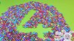 Learn To Count 1 to 20 with Candy Numbers! Surprise Eggs Smarties Candy!