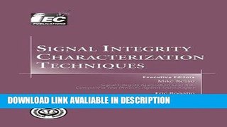 PDF Free Signal Integrity Characterization Techniques read online