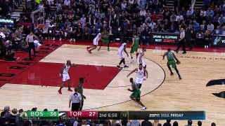 Isaiah Thomas Four Point Play _ Celtics vs Raptors _ February 24, 2017 _ 2016-17 NBA Season-UCPkMlflE0c