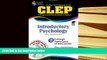 PDF [Download] CLEP: Introductory Psychology, TestWare Edition (Book   CD-ROM) Book Online