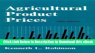 eBook Free Agricultural Product Prices Free Online