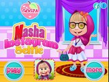 Masha y el Oso: Masha facebook y juegos de dressup,Masha Instagram Selfie, juegos de bebé