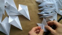 3D Snowflake DIY TutoriaPaper Snowflakes for homemade decorations