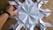 3D Snowflake DIY Tutorial - How to Make 3D Paper Snowflakes for hom