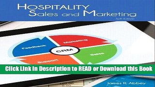 PDF Online Hospitality Sales and Marketing with Answer Sheet (AHLEI) (6th Edition) (AHLEI -