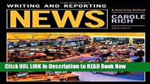 Best PDF Writing and Reporting News: A Coaching Method (Mass Communication and Journalism) Online