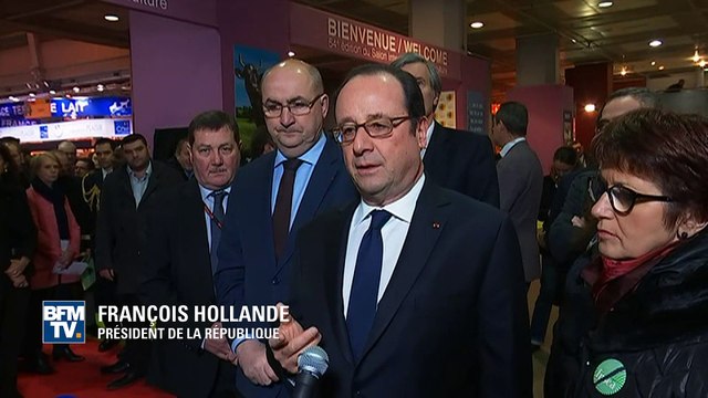 Hollande inaugure le Salon de l'agriculture pour la dernière fois