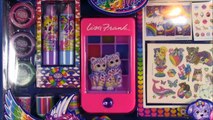 Lisa Frank Cosmetic Tech Beauty Set! Lip Gloss Smartphone Nail Polish & FUN Disney Pr