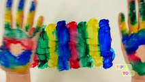 Aprender los Colores para los niños los Niños Pequeños Dedo de la Familia Rimas infantiles de Aprendizaje Vídeo Compil