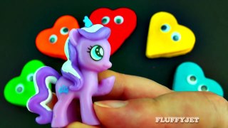 Learn Colors Play-Doh Love Heart Surprise Toys for Kids Elsa Frozen Mickey & Minnie Mouse Spongebob-o1giubJs9K8