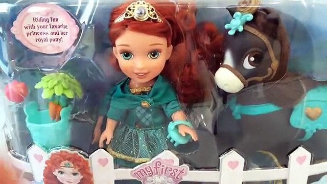 5 Petite Disney Princess & Pony Collection Cinderella Mulan Ariel Belle Merida dolls