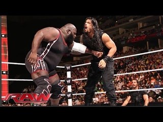 OMG _ Roman Reigns Vs Mark Henry Amazing Match Ever IN WWE You must Watch it Original HD