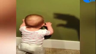 When baby scared of shadow