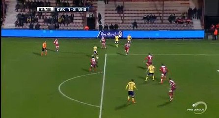 Alessandro Cerigioni 2nd Goal HD - Kortrijk 1-2 Waasland-Beveren 25.02.2017