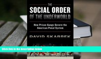 Best Ebook  The Social Order of the Underworld: How Prison Gangs Govern the American Penal System