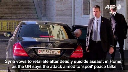 Homs attacks aim to 'spoil' peace talks, says UN envoy