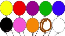 Learning Colors with ICE CREAM Coloring Page Balloon Colouring Page kids videos for toddle
