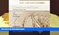 PDF [FREE] DOWNLOAD  Cheh s Sum and Substance Audio Constitutional Law, 8th (CD) BOOK ONLINE
