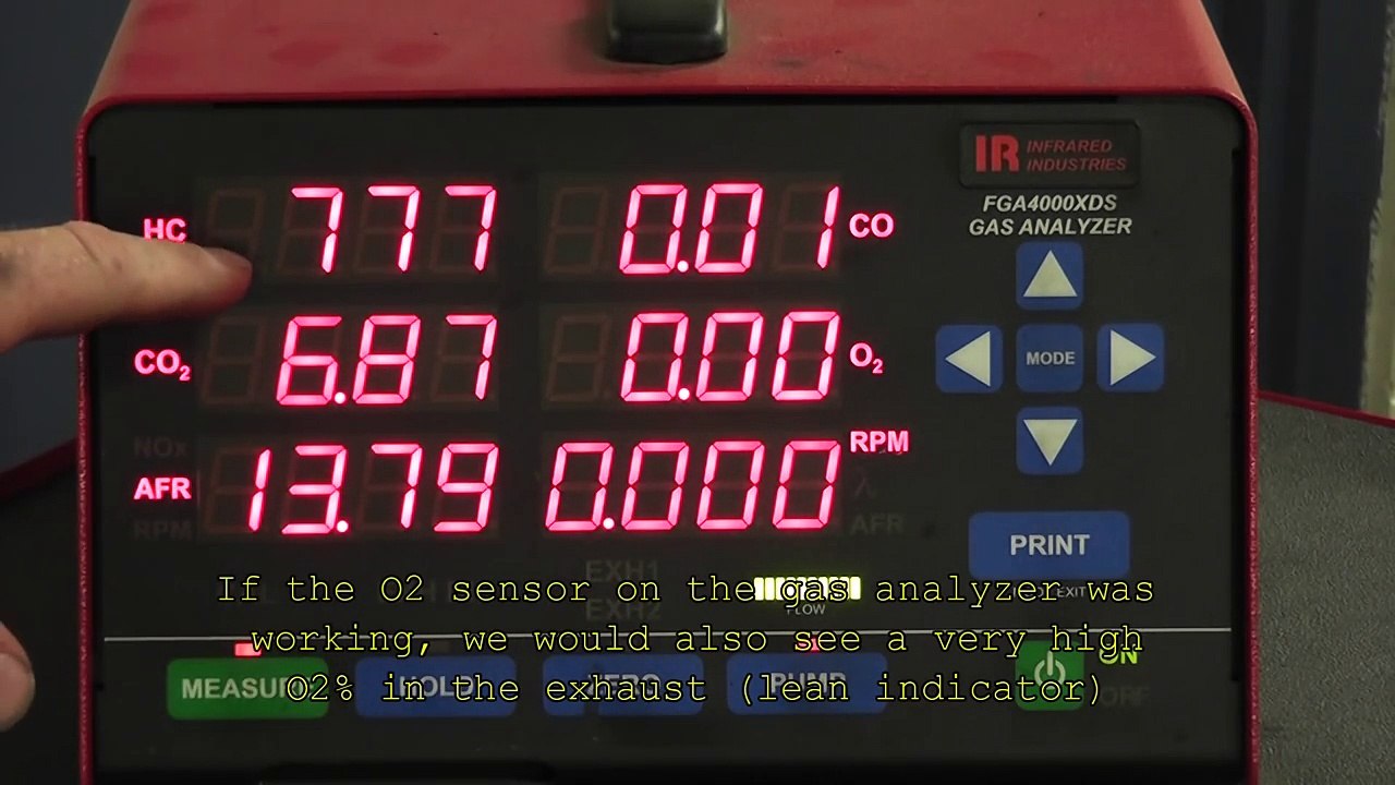 How to identify a bad oxygen sensor (signal fixed rich)