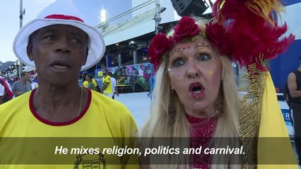 Rio's evangelical mayor skips wild carnival start