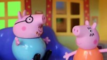 Pig George de La Familia de Peppa Pig y Su Casita en el Árbol Novelinha ToyToysBrasil en Portugu