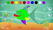 Aprender los Colores con los Dientes de dibujos animados de los Niños Preescolares Videos Educativos para el Aprendizaje de los Colores