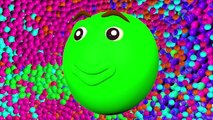 Ball Pit Finger Family 3D for Kids to Learn Colours | Surprise Eggs Nursery Rhymes Colors