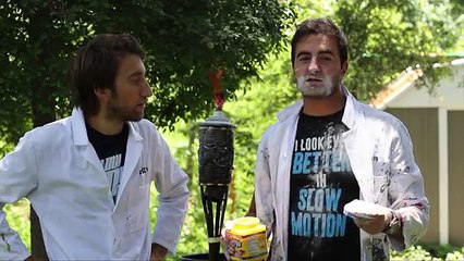 Ağır Çekimin Büyüleyici Güzelliğinde Rengarenk Yanan Alevler